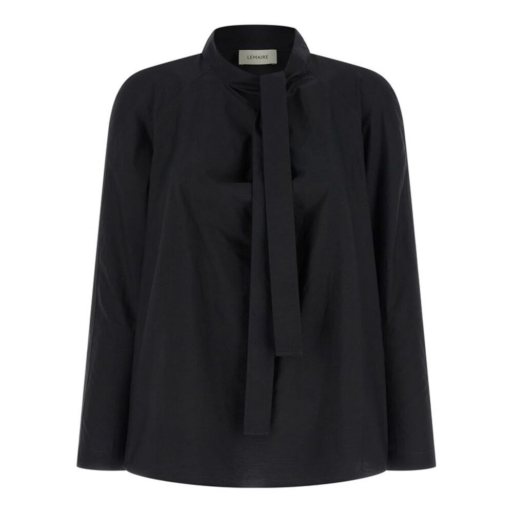 Lemaire Black Cotton Women's Blouse